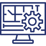 data interface on computer screen